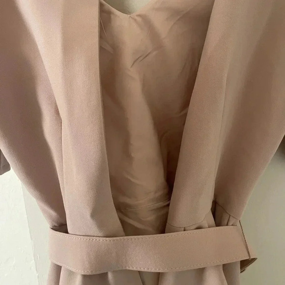 GAL MEETS GLAM blush fit and flare mini dress with short sleeves size 2 - Picture 14 of 14